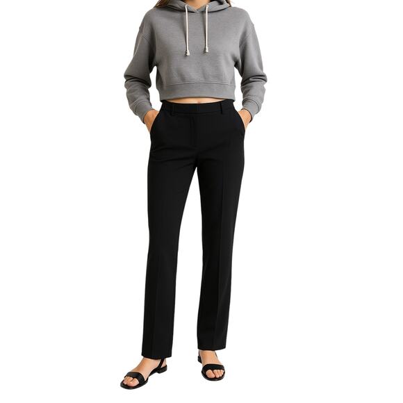 Chico’s 2R So Slimming Pants – Black Stretch Trousers Core Fit - Picture 1 of 4